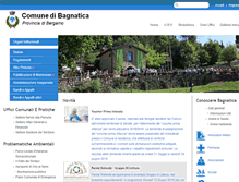 Tablet Screenshot of comune.bagnatica.bg.it